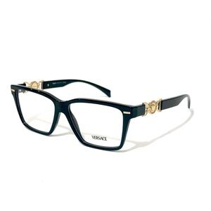 Versace Mod 3335 GB1 Women's Glasses with Black Frame and Gold Authentic New
